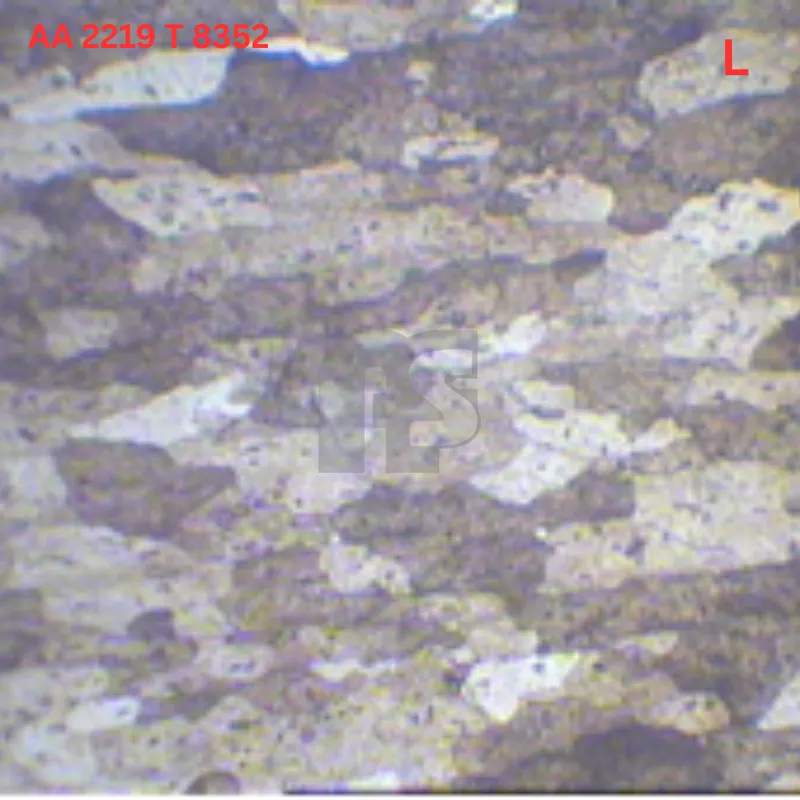 Metallurgical Microstructure 5 - AA 2219 T 8352 open die forging Hyderabad India