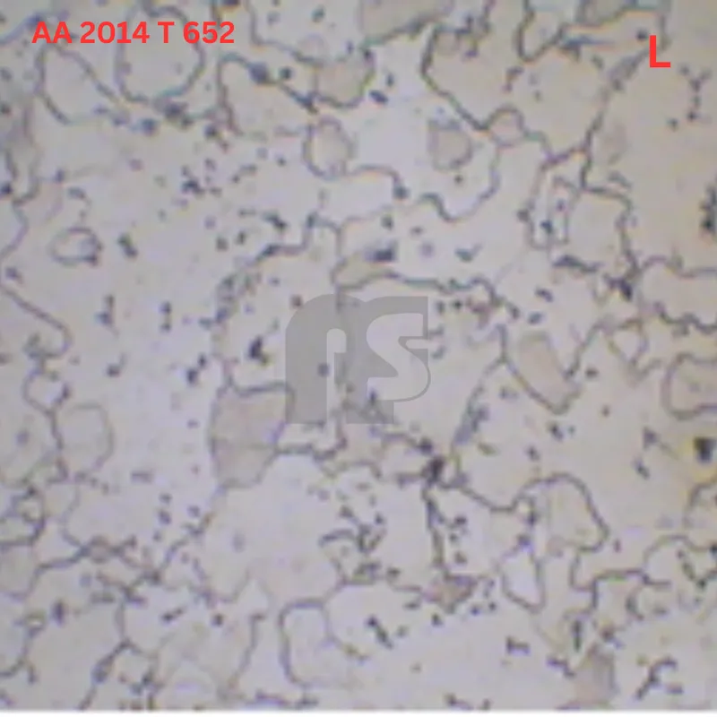 Metallurgical Microstructure 4 - AA 2014 T 652 open die forging Hyderabad India