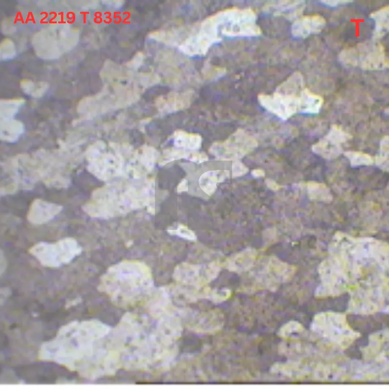 Metallurgical Microstructure 6 - AA 2219 T 8352 open die forging Hyderabad India