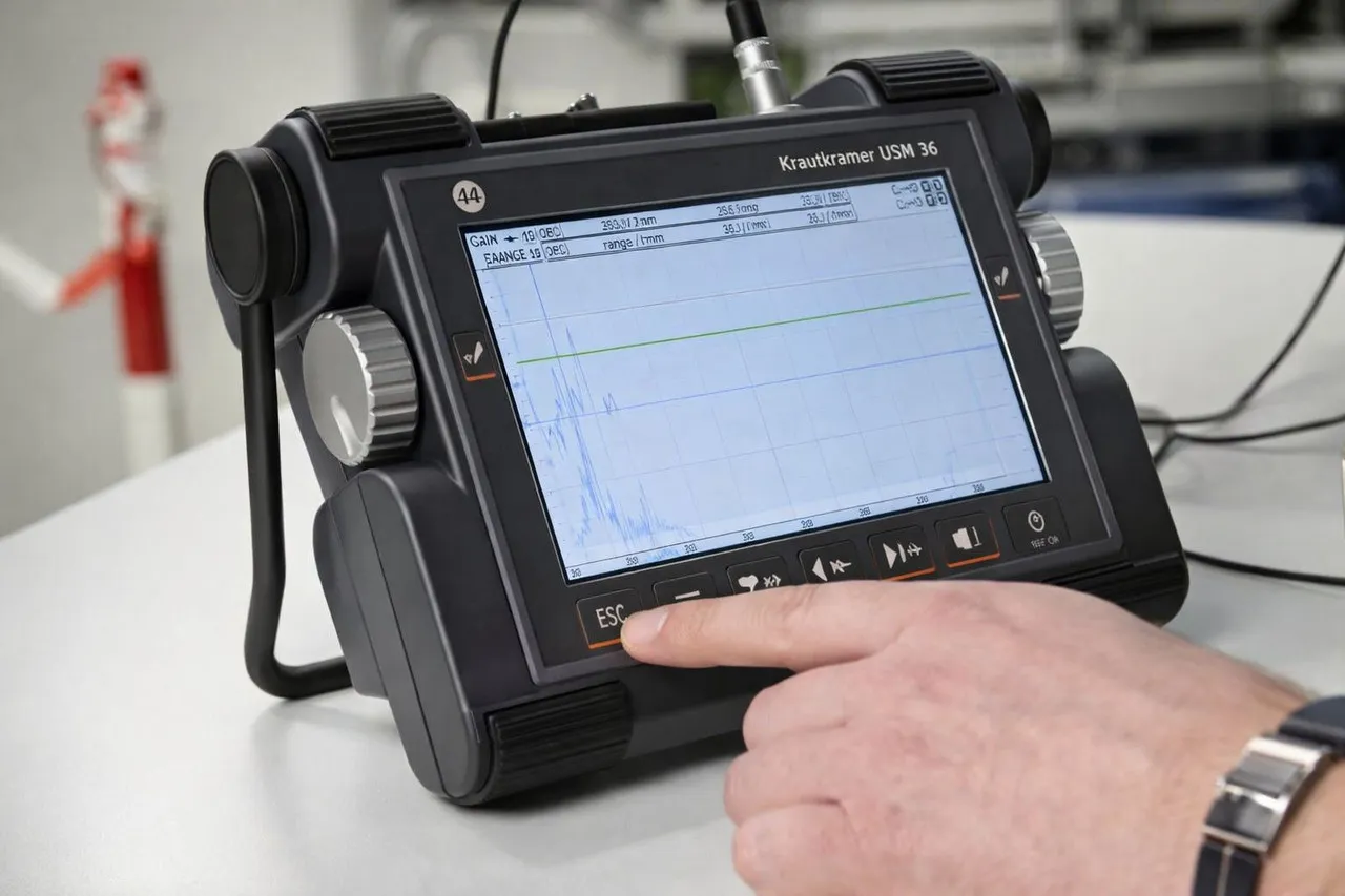 Ultrasonic Testing Krautkramer USM machine open die forging Hyderabad India