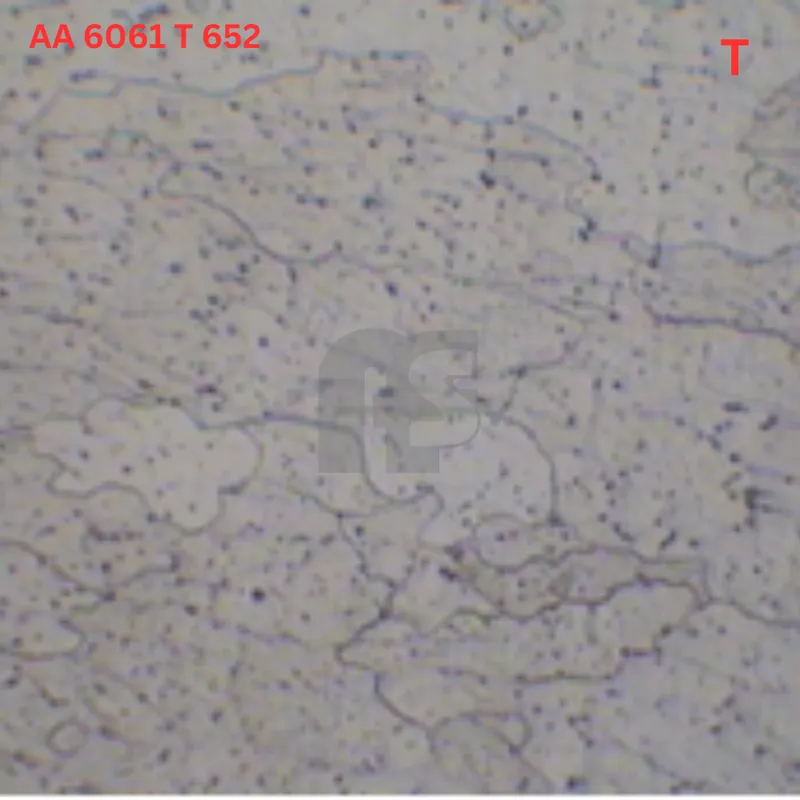 Metallurgical Microstructure 9 - AA 6061 T 652 open die forging Hyderabad India